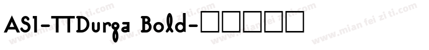 AS1-TTDurga Bold字体转换